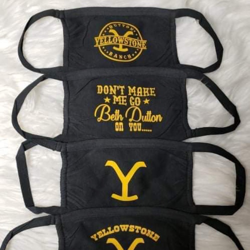 Brand New Yellowstone Facemask Pack Of Four Brand New Yellowstone Facemask Pack Of Four